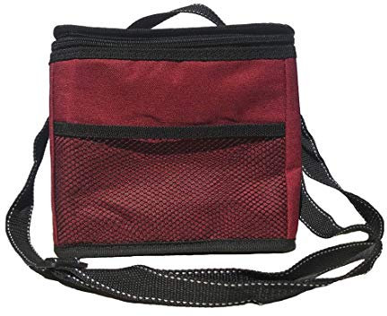 NOVAGO Bolsa Térmica Porta Alimentos Lonchera isotérmica para una Persona (Burdeos)