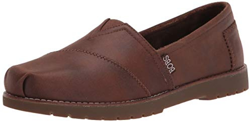 Skechers Chill Lug-Urban Spell Loafer - Mocasines para mujer, Marrón, 8