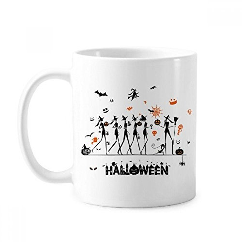 Halloween Long Legged Witch Mug de dessin animé poterie céramique café porcelaine tasse vaisselle