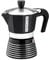 Pedrini Infinity Caffettiera Alluminio1 tazza, glitterata colore antracite