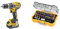 DeWalt Dcd796P2-Qw Trapano Avvitatore, A Percussione, 2 Velocità & Dt7969-Qz Set Avvitatura Composto Da 32 Pezzi Assortiti, Adattatore Magnetico 1/4