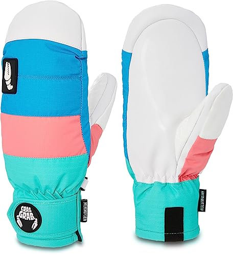 Crab Grab Womens Mermitten Primaloft Ski Snowboard Mitt Party Time Small