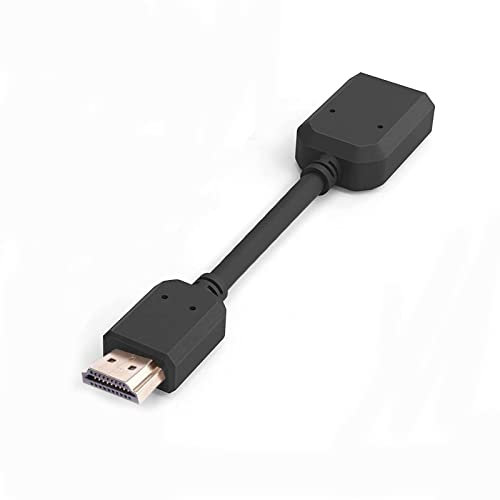 IFUFR HDMI Extension Cable 12cm 4K HDMI Extender HDMI Male to Female Cable Adapter Compatible with TV Stick, Roku stick, PS5, PS4, Xbox
