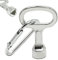 SZXMDKH Metal Triangular Key Meter Box Key Silver Triangle Socket Spanner Key with a Keychain for Gas Water Electric Meter Box Cabinet