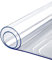 1.5 mm Transparente Tischdecke Tischfolie 35x35cm PVC Glasklar Folie Tischschutz Klar Plastik Tischdecke Wasserdicht Tischschutzfolie Abwaschbar Schutztischdecke Stoßfest Schutzfolie