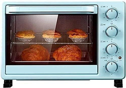 REJOON 25L Mini Countertop Electric Oven Toaster Oven Household Multifunctional Bread Machine Cooking Grill, Bake, Toast, Rotisserie Temperature Control 60 Minutes Timer Simple Operation