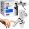 Spülventil Toilettenspülung WC-Spülventil WC-Spülarmatur Druckspüler Verchromt 3/4'' Manuelles WC-Griff Spülmechanismus Spülwerkzeug Klospülung Ventil Rostfrei Messing Spülstromregulierung