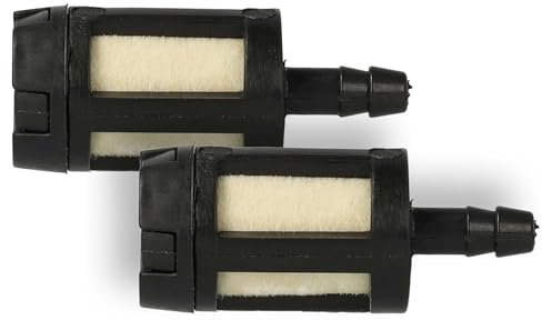 vhbw 2x Kraftstofffilter kompatibel mit Homelite UP0387, PS03389 Gartengeräte z.B. Motorsäge, Motorsense
