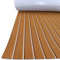 Hjdeck Boat Flooring 94.5x45.2 EVA Foam Boat Decking Self-Adhesive Boat Foam Flooring Faux Teak Marine Flooring for Boat Yacht Motorboat Kayak RV Swimming Pool Cooler Tops Golf Cart