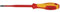KNIPEX 98 20 55 SL VDE Insulated Slotted Screwdriver, 5.5 x 100mm - Slim