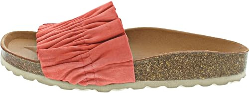 VERBENAS Flache Pantolette in Rot, Größe 38