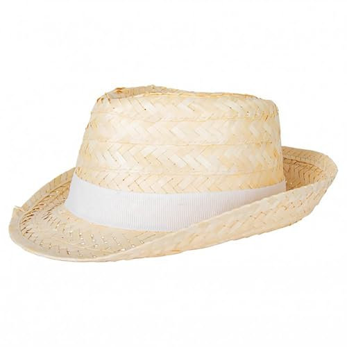 Strohhut Caribbean natur | Partyhut Festival Malle Sommer | Sommerhut (natur)