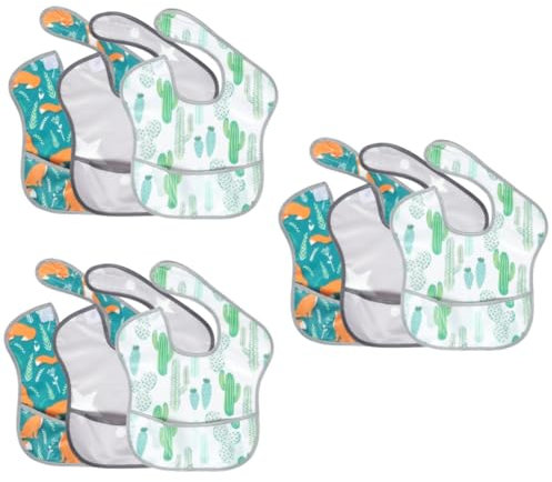 TOYANDONA 9stücke Bandana Wiederverwendbare Kleinkinder- Saugfähig Und Leicht Zu Reinigen Für Sicheres Essen Und Trockenhalten Für Junge Mädchen Und Kleinkinder