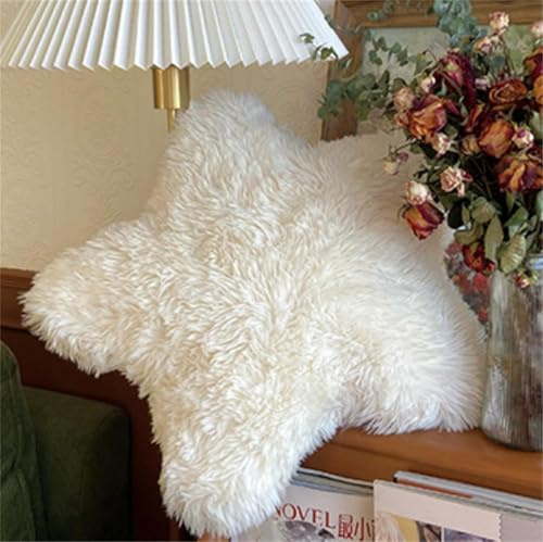 MLordoarf Kuschelkissen Kinder Sternkissen Weiche Flauschige Sterne Mond Wolke Kuschelkissen Sofakissen Plüsch Kissen Dekokissen für Kinderzimmer Schlafzimmer Deko
