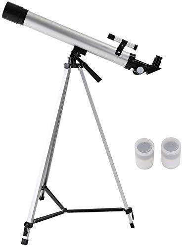 Telescope Astronomisches Teleskop, 100-fach-Zoom-Teleskop, 600 x 50 mm refraktives astronomisches Weltraumteleskop, monokulares Reise-Spektiv für den Außenbereich mit Stativ, Teleskop Telescope