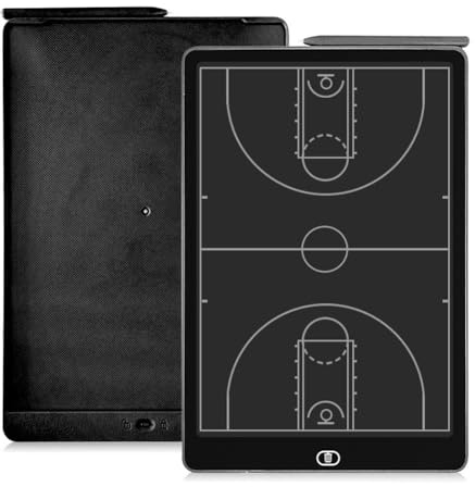 Gvvsjgdbis Electronic Coaching Board, 16Inch LCD Screen Strategy Marker Board with Lock Function for Basketball,Vertical Basketball