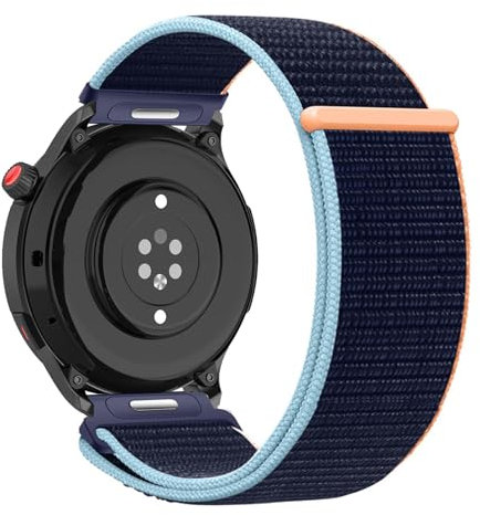 Nylon Bracelet de Montre pour Amazfit GTR 4 Sangle, avec Réglable à Libération Rapide Souple Bande de Remplacement pour Femme et Homme Compatible avec Amazfit GTR 4 Bracelet (10)