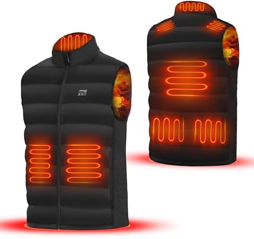 CaiQiXuan Heated Gilet for Men Women No Battery Pack Included