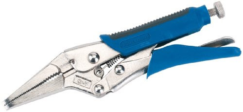 Draper 89126 165mm Soft Grip Long Nose Self Grip Pliers