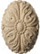 ekena Millwork ros05 X 07asal Ashford Oval Rosette, ROS05X07ASMA