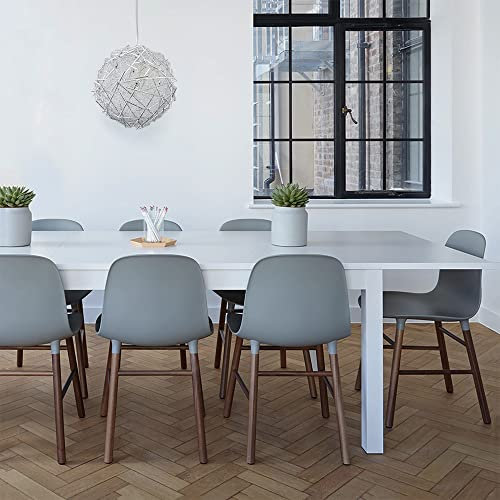 Moderne Decken-Pendel-Kugel-Leuchte Elektra D38 cm Aluleuchte Esszimmer-Hänge-Deko-Lampe