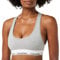 Calvin Klein Unlined Bralette Bralette Women's, Grey (Grey Heather), L