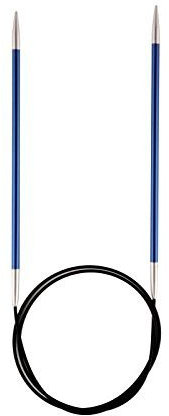 KnitPro NEUHEIT!!! Rundstricknadel Zing, Farbe Saphir, Länge 120cm, Stärke 4,0mm