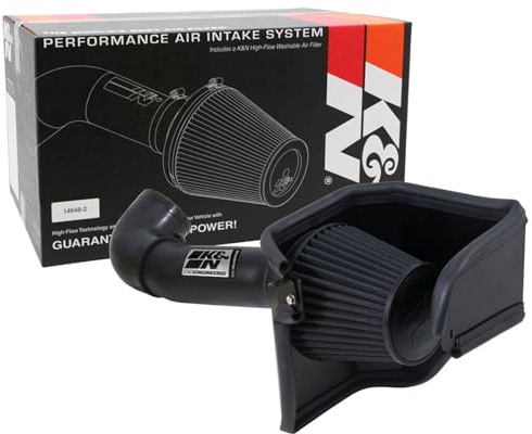 K&N Cold Air Intake Kit: High Performance, Increase Horsepower: Compatible with 2005-2019 Dodge/Chrysler (Challenger, Charger, Magnum, 300, 300C) V8, 71-1542