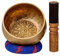 Ohm Sttore Tibetisches Klangschalen-Set mit Gravur Medicine Buddha und Holzklöppel, handgefertigt in Nepal, Meditations-Klangschale, spirituelles Geschenk für sie und ihn