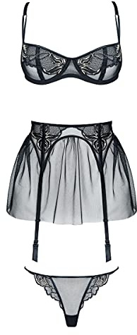 Demoniq Black/Gold Set Catherine - XL
