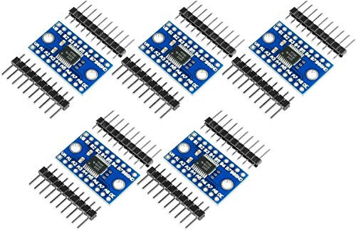 TECNOIOT 5pcs 8 Kanäle Bi-direktionales bidirektionales Logikmodul TXS0108E Konvertermodul