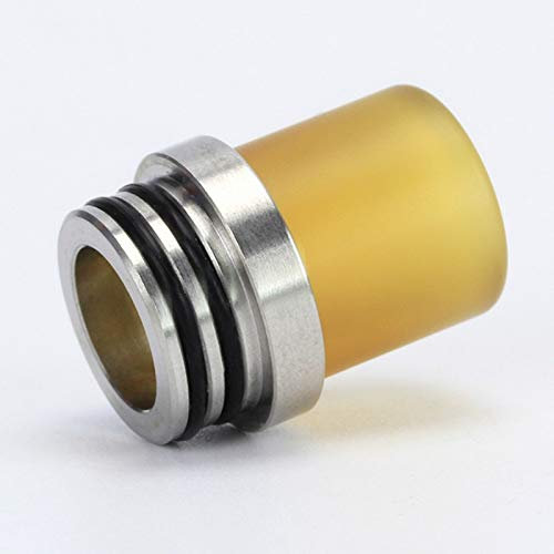 Qingtian-ceg 1 unid. 810 a 510 Adaptador Disipador de Calor 510 Pei Punta de Goteo para TFV8 TFV8 Big Baby Atomizador Convertidor,Sin Tabaco ni nicotina (Bundle : 1pcs, Color : Yellow)
