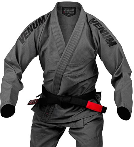 Venum Contender EVO BJJ Gi, Gris Oscuro, A3 Unisex Adulto
