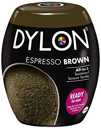 Dylon Laundry Dye Machine Pods, Espresso Brown