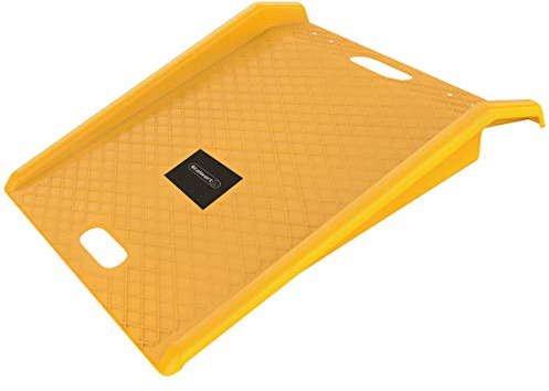 Stalwart Heavy Duty Curb Ramp, Yellow