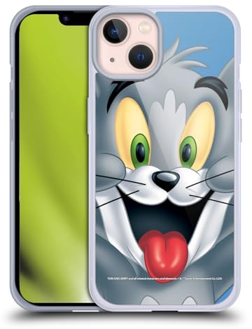 Head Case Designs Offizielle Tom and Jerry Tom Volles Gesicht Gelhülle [Militärischer Schutzgrad] Kompatibel Mit Apple iPhone 13 Und Kompatibel Mit MagSafe