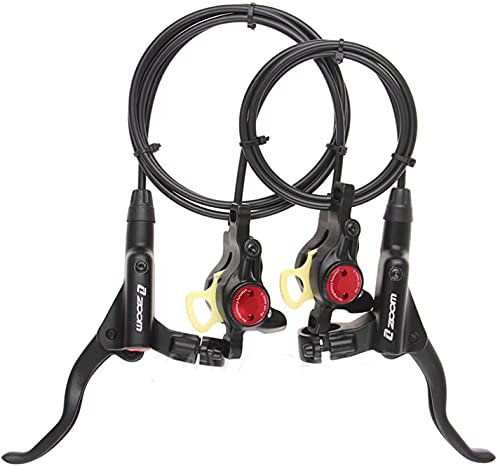 splumzer MTB Hydraulische Scheibenbremse Set, Aluminiumlegierung Links Hinten Rechts Vorne Scheibenbremse für Mountainbike Fahrrad MTB XC Trail, E-Bike, Fat Bike