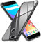 ivoler Funda para Xiaomi Mi A1, Carcasa Protectora Antigolpes Transparente con Cojín Esquina Parachoques, Suave TPU Silicona Caso Delgada Anti-Choques Case