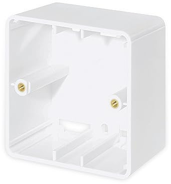 Intellinet Surface Mounted Frame for Flush Boxes 771900 and 771917 Network Solutions 80 x 80 x 45 mm Signal White RAL9003