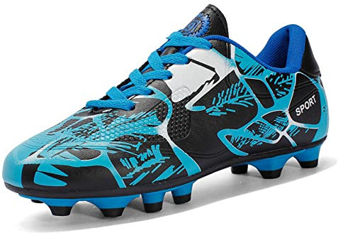Cheuling Fußballschuhe Kinder Low Top Fußballschuhe Jungen Professionelle Fußballschuh Trainingsschuhe Spike Cleats Kinderschuhe Athletics Sportschuhe Jugendliche Sport Stiefel für Outdoor