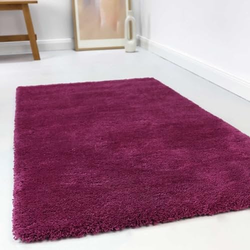 Wecon Home relaxx Hochflorteppich, 130 x 190 cm, violett pink