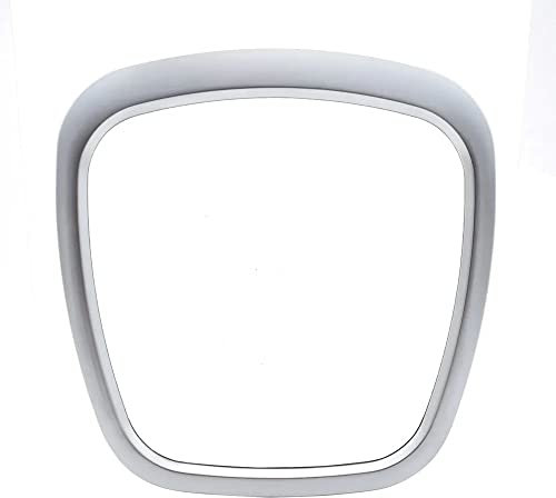 AUTOZOCO Cerchio decorativo per volante in alluminio, compatibile con Audi A3 2006-2014, A4 B7 B8 2006-2012, A5 2008-2012, A6 C6 2007-2011, A8 D3 2007-2010, Q5 20 09-200 12, Q7 (vecchia versione)