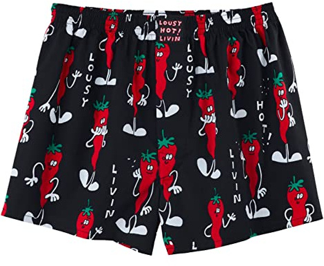 Lousy Livin Boxershorts Chilli (Black)