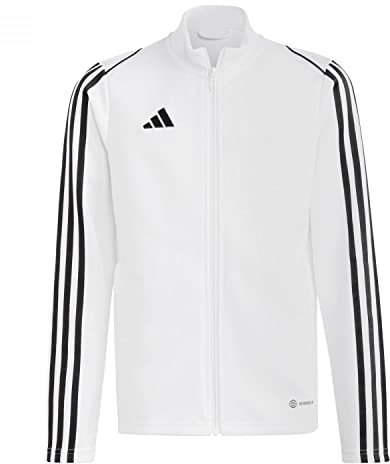 adidas Unisex Kids Tracksuit Jacket Tiro 23 League Training Track Top, White, HS3524, 152