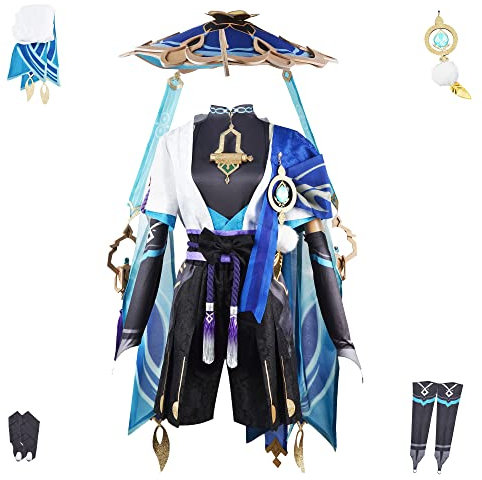 OSIAS Costume Cosplay Genshin Impact Wanderer Alias Scaramouche(XL)