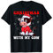 Christmas With My Cow Xmas Cow Lover Santa Cow Hut T-Shirt