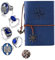 YouU Vampir Ring Vintage Leder Journal Damon Ring Charakter Aufkleber Mode Vampir Tageslicht Walking Signet Für Fans 16 Stück