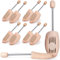 SULPO 5 Paia tendiscarpe - tendiscarpe legno - forma scarpe - shield scarpe - tendiscarpe sneakers - anti pieghe scarpe - shoe tree - forme per allargare le scarpe - 37-38