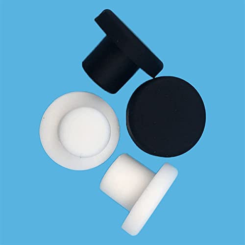 Rubber Seal Hole Plugs, Drill Hole Cover Caps, Rubber Seal Hole Plugs,Dust plug,Closing Plug,10PCS Black Silicone Rubber Blanking End Cap Tube Pipe Insert Plug Bung Seal Stopper 2mm-14mm (Color : Blac