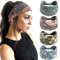PANYI 4 Stück Boho Damen StirnbäNder Bedruckte Breite Twist Haarband Stirnband Yoga Sport Damen Eelastische Breit Haarband Geeignet fur Frauen und MäDchen
